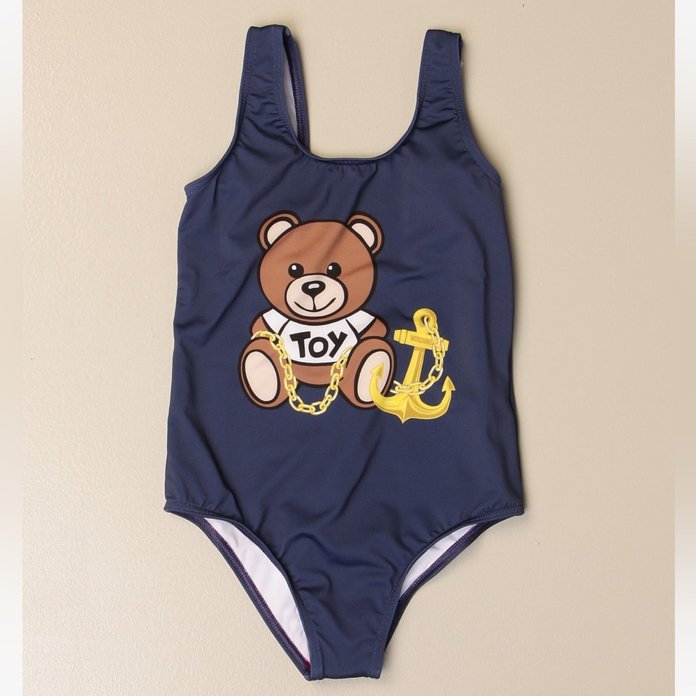 NWT Moschino Kids Swim One Piece - Size 10